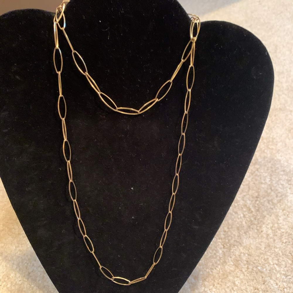 VINTAGE DELICATE LINK NECKLACE. 925 CLASPE
